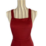 ASOS Maroon Sleeveless Crisscross Opened Back Mini Dress Women Sz 4 Photo 1