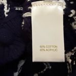 House of Harlow 1960 Navy & White Striped Knit Cropped Cardigan Sweater NWT Photo 7