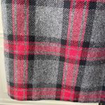 NWT CC Hughes Wool Blend Plaid Red Grey Pencil Skirt 8 Size undefined Photo 3