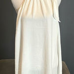 Women’s White Halter Neck Casual Loose Top Blouse Side Bow Tie Size 3XL NWT Photo 0