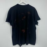 Van Halen Custom Bleach is Splatter Short Sleeve Shirt Size 2XL Distressed Worn Black Photo 4