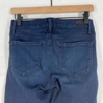Paige Verdugo Ankle Jeans Womens 27 Blue Whiskering Denim Cotton Dark Wash Photo 5