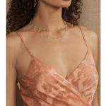 Hutch Anthropologie  Size M Alden Wrap Maxi Dress Blush Burnout Photo 2