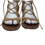 Sam Edelman  Gemma gladiator strappy tie sandals 9.5 leather summer neutral Photo 4
