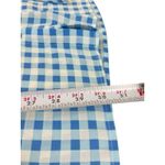 Denim & Co. 3X Blue White Gingham Check Button Front Long Sleeve Top Office Photo 8