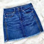 American Eagle  High Rise Jean Mini Skirt Photo 0