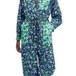 Diane Von Furstenberg NWT DVF for Target Collab Nylon Jazz Dot Green Sports Jumpsuit Oversized Baggy M Photo 0