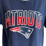 NFL New England Patriots Blue Team Football Crew Short Sleeve Tee M NEW no Tags Photo 2