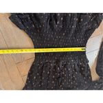 NWOT Allison New York Scarlett Black Metallic Dress Size Large Photo 10