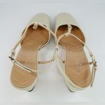 Gucci  WOMEN'S PETITE GG SLINGBACK WHITE NAPPA CHARLOTTE PUMPS SIZE EU 40.5 Photo 7