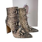 Jessica Simpson  Briyanne Women's 8.5 M Python Print Stretch Stiletto Ankle Boots Photo 0