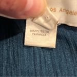 Monteau NWT  Blue Short Sleeves Keyhole Cutout Midi Crinkle Dress Size XS Photo 5