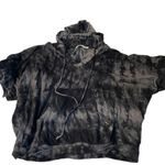 Ginger G Super oversized comfy tie die shirt with hood and front pocket medium Photo 0
