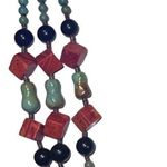 Navajo Turquoise Spiny & Heishi 3 Strand Long Beaded Southwestern Necklace Blue Photo 7