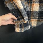 Almost Famous Cozy Plaid Sherpa Jacket Photo 3