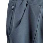 Fabletics  Black Elastic Waist Straight Leg Pull On Windbreaker Athletic Pants L Photo 2