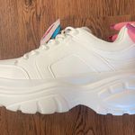 White Chunky Platform Sneakers Size 9 Photo 0