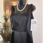 Haley Paige Women Maxi Dress Bridesmaid Black Strapy Sleeves Fit & Flare Size 12 Photo 4