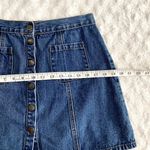 Urban Outfitters  BDG Blue Denim Button-front Retro 70s A-line Mini Skirt M Photo 8