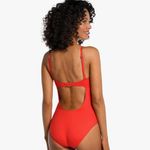 La Blanca Women's Standard Island Goddess Twist Keyhole One Piece Swimsuit SZ 14 Photo 3
