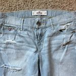 Hollister Railroad Striped Distressed Jeans Photo 2