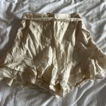 Blue Rain Flowy Tan Shorts Photo 1