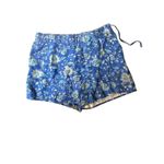 Floral linen skort J Jill linen blend wrap blue ditzy floral skort. Elastic back Size undefined Photo 2