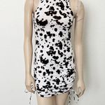 Urban Outfitters [] Motel Ardilla Cow Print Ruched High Neck Tank Mini Dress XS Photo 1