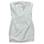 NWT Lulu's Festive Occasion White Ruched Strapless Bodycon Mini Dress Size S Photo 6