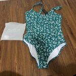 Tempt Me NWT  Green Floral One Piece Bathing Suit Size XL Photo 0