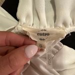 Halter Tiered Ruffle White Mini Dress Photo 4