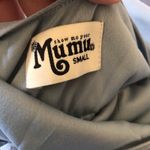 Show Me Your Mumu NWT Caitlin ruffle maxi dress in steel blue SMALL FLAWED Photo 2