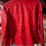 Andrew Marc Red leather jacket, size S by Photo 3