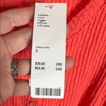BDG NWT URBAN OUTFITTERS WOMEN'S SEB CROPPED SWEATER VEST IN CORAL SIZE SMALL Photo 5