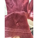 Victoria's Secret  ‎ Y2K Pink Velour Pants Fold Over Bootcut In Burgundy Size M Photo 10