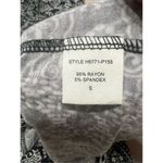 Loveappella  Low Wrap V Bathsuit Cover up Short Dress Sz S Black/White Photo 3