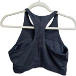 Outdoor Voices 𝅺 Crop Top Sports Bra Move Free Night Black Gray Size Medium‎ Photo 4
