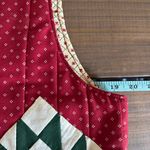 Unique Vintage  Christmas Quilted Vest S/M Photo 7