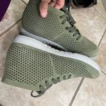 Nobull  Women 10/mens 8.5 Olive Green suede High Top Trainers Sneakers Shoes Photo 5