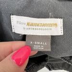 Anthropologie  Pilcro Size XS Juni Ruffled Denim Button Down Shirt Chambray Black Photo 7