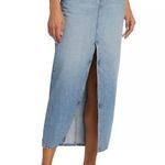 Derek Lam π 10 CROSBY Lu High Rise Denim Maxi Skirt Sutton Vintage Blue 28 NWT Photo 6