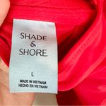 Shade & Shore NEW Vibrant Red One-Piece Swimsuit - Size: Large Photo 2
