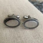 Vintage Silver tone cuff link Photo 0