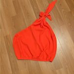 Show Me Your Mumu coral one shoulder top size XS Photo 3