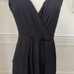 Garnet Hill Black Cross Top Sleeveless Dress Black S Photo 4