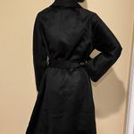 Wool Trench Coat Winter Jacket Parka Bomber Office Coat Wool Jacket Fall Long Jacket Black Photo 1