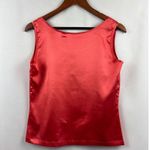Simply Chloe Dao Womens Red Satin Tank Top XS Photo 4