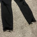 Universal Threads Universal Thread Women’s Black Mid Rise Skinny Distressed Jeans 8/29 Short Photo 1