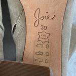Joie  Suede Rare Peep Toe Ankle Boots‎ Block Heel Tan Beige Shoes Sz 39 US 9 Photo 10