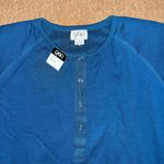 Gap NWT 80’s Vintage Shoulder Pads Crewneck Snap Sweatshirt Photo 1